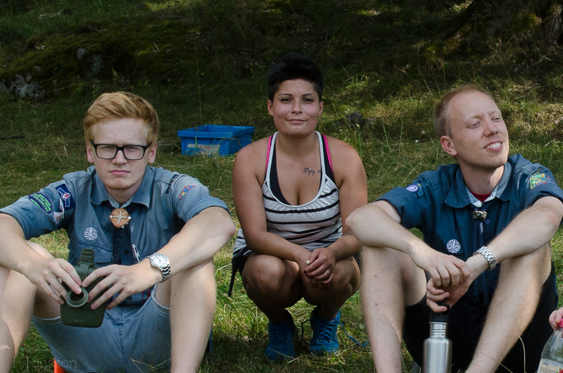 Andreas, Angelica och Simon